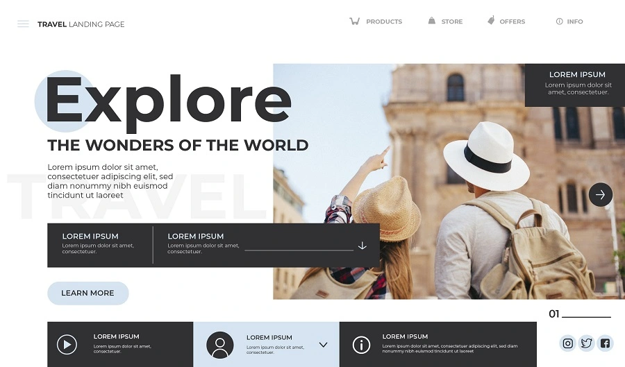 sitio web